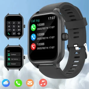 LOMAXFR Smart Watch – Wireless Calling, Fitness Tracker & Multi-Sport Mode for iPhone and Android