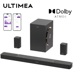 ULTIMEA Skywave F40 Boom – 460W 5.1.2ch Dolby Atmos Surround Sound System Home Theater Soundbar