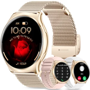 INNOFOVO 1.43” Smart Watch – Bluetooth Calling Fitness Tracker with Message Alerts, Step Counter & Multi-Dial Display